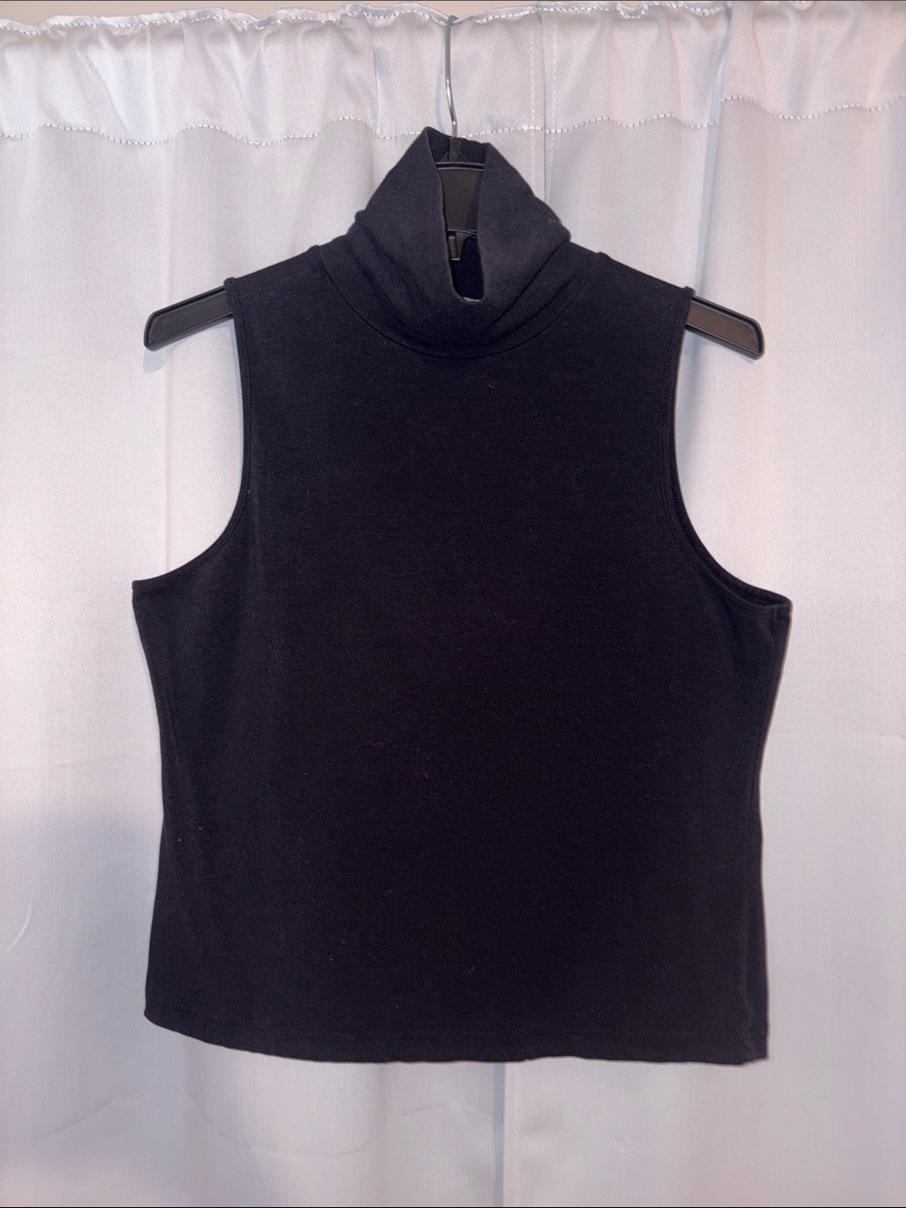 Fashion Bug Black Sleeveless Turtleneck Camisole